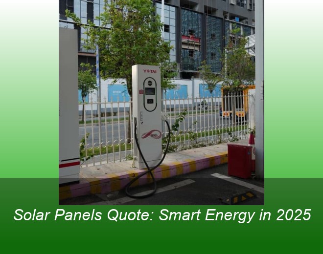 Solar Panels Quote: Smart Energy in 2025